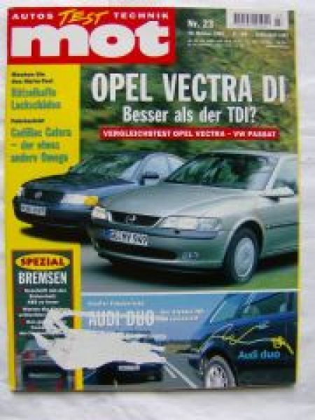 mot 23/1996 Opel Vectra DI vs. VW Passat,Audi Avant Duo