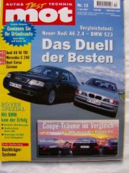 mot 13/1997 Audi A8 V6 TDi,C240 W202,Corsa B Caravan,