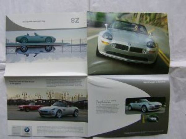 BMW Z8 Roadster E52 USA Prospekt Poster 1999