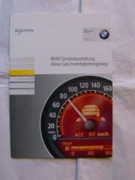 BMW Argumente Aktive Geschwindkeitsregelung Mai 2003