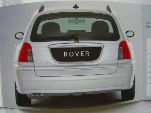 Rover 75 Tourer R40 März 2001 +Preisliste