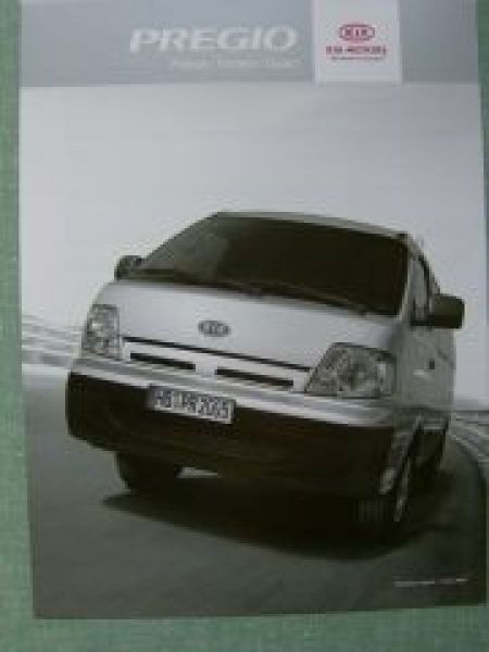 Kia Pregio Preisliste 3/2005 NEU