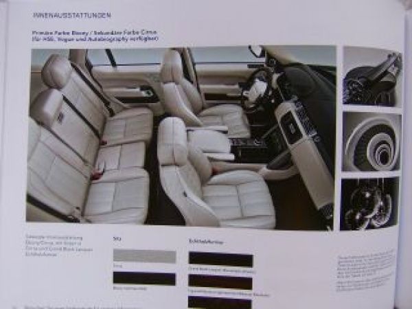 Landrover Range Rover Preisliste 2012 NEU