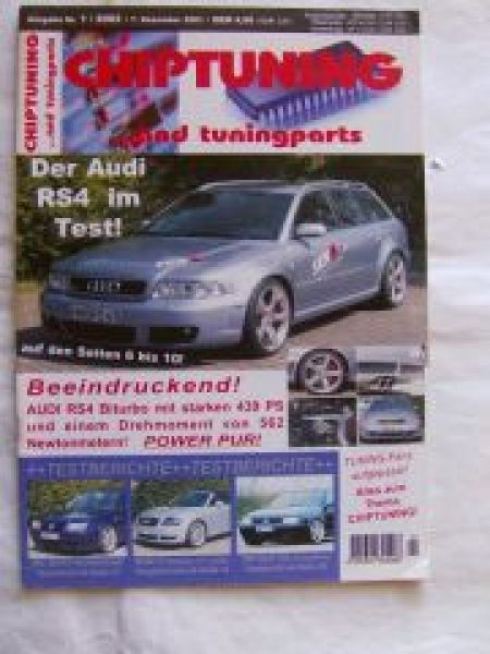 SKN Chiptuning Magazin 1/2002 Audi RS4 Biturbo