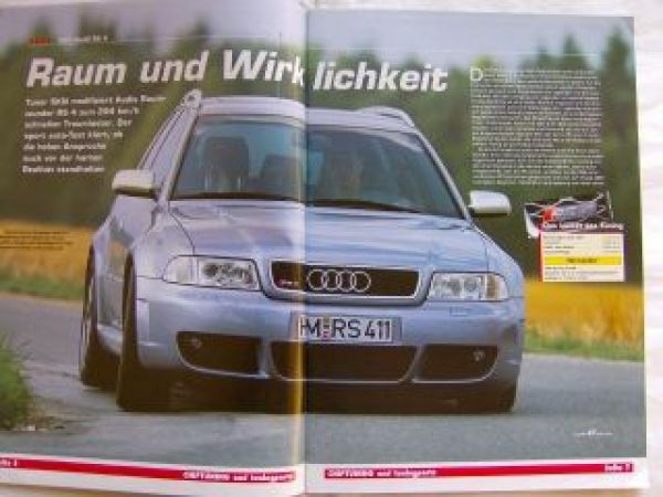 SKN Chiptuning Magazin 1/2002 Audi RS4 Biturbo