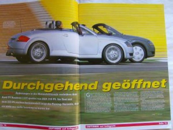 SKN Chiptuning Magazin 1/2002 Audi RS4 Biturbo