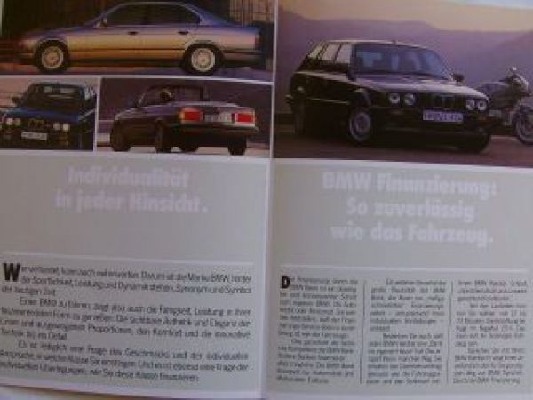 BMW Neuwagen Finanzierung E30 Bank Januar 1988