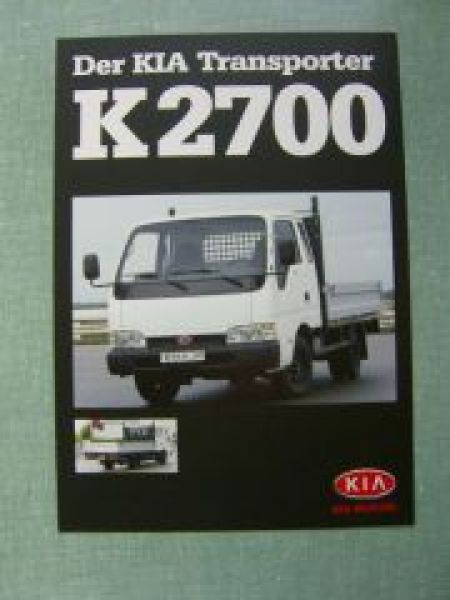 Kia Transporter K2700 Prospekt 2/2000 NEU