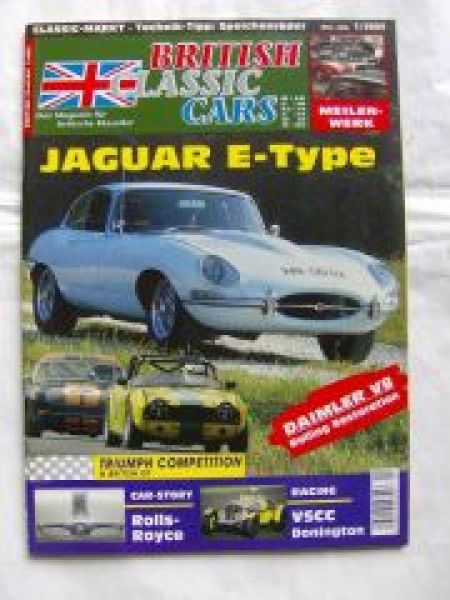 British Classic Cars 1/2005 Jaguar E-Type,Daimler V8,