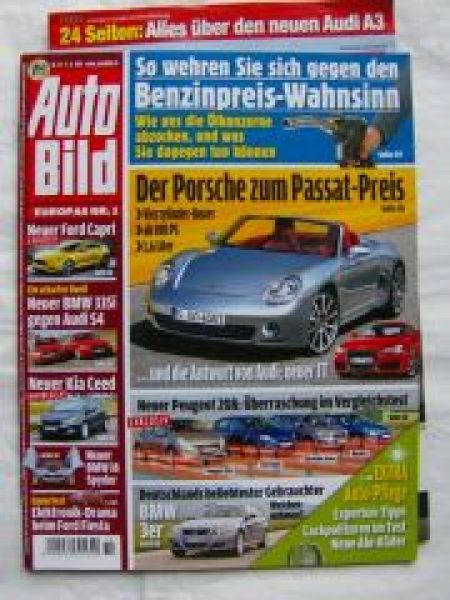 Auto Bild 14/2012 BMW 335i F30 vs. Audi S4,BMW E91