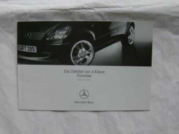 Mercedes Benz Zubehör A-Klasse BR168 April 2001