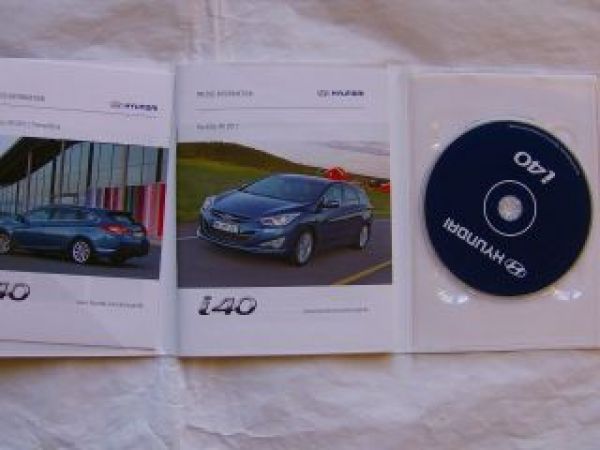 Hyundai i40 Pressemappe 2011 Rarität +CD