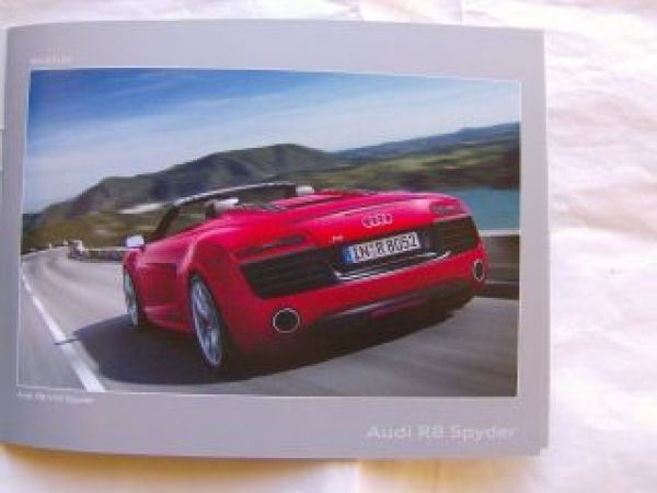 Audi R8 Pressemappe Oktober 2012 +Stick