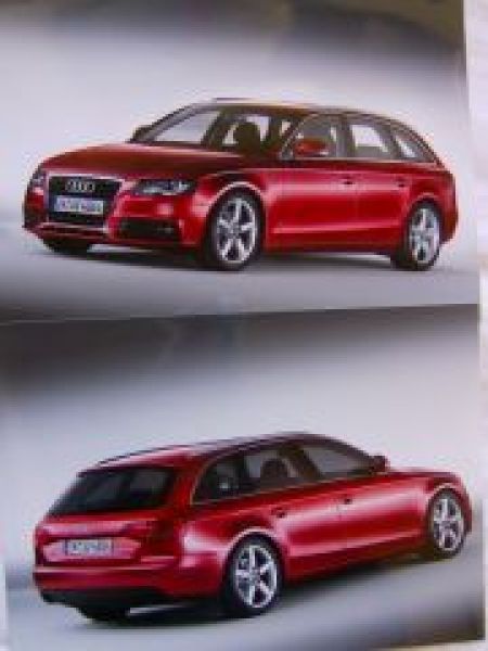 Audi A4 Avant B8 Pressemappe Februar 2008