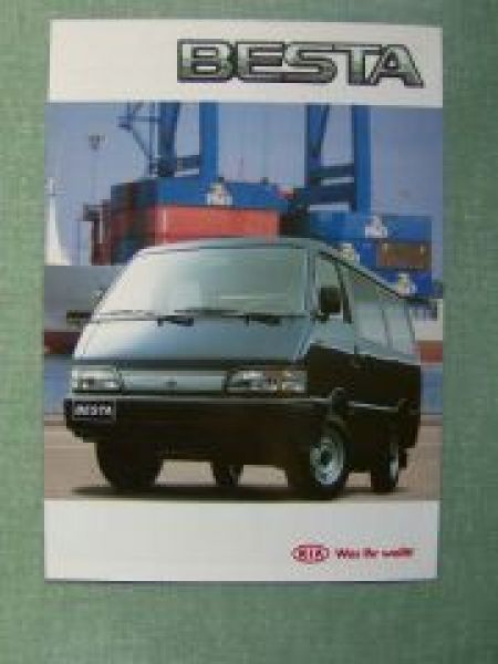 Kia Besta Prospekt 1997 NEU