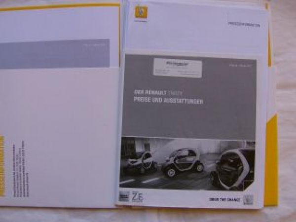 Renault Twizy Presseinformation 2012