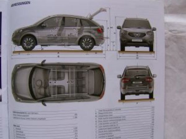 Renault Koleos August 2012 +Preisliste NEU
