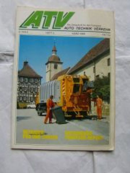 Auto Technik + Verkehr 3/1988 Volvo F10/12,Iveco 190.36