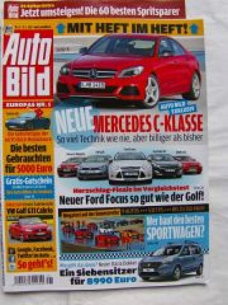 Auto Bild 21/2012 Mègane,VW Golf,Focus,i30,116i,Dacia Dokker