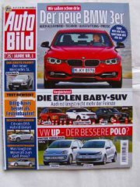 Auto Bild 42/2011 VW up vs. Polo,Audi Q3 vs. X1 E84