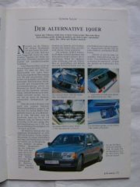 Mercedes Benz intern 3/1991 190 W201 Elektroantrieb,