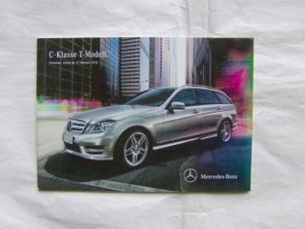 Mercedes Benz C-Klasse T Modell BR204 17.10.2012