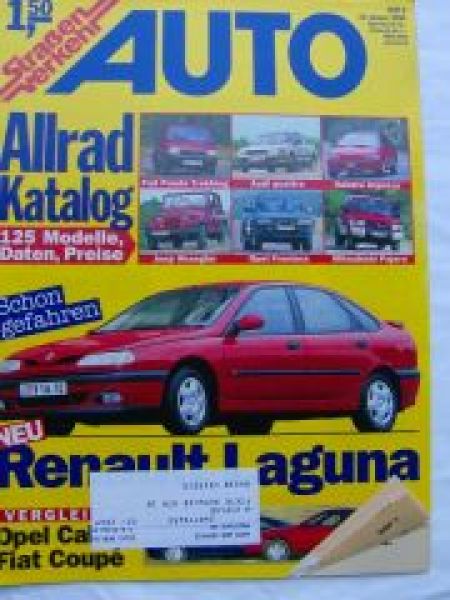 Auto Straßenverkehr 2/1994 Panda Trekking,Impreza,C4 quattro