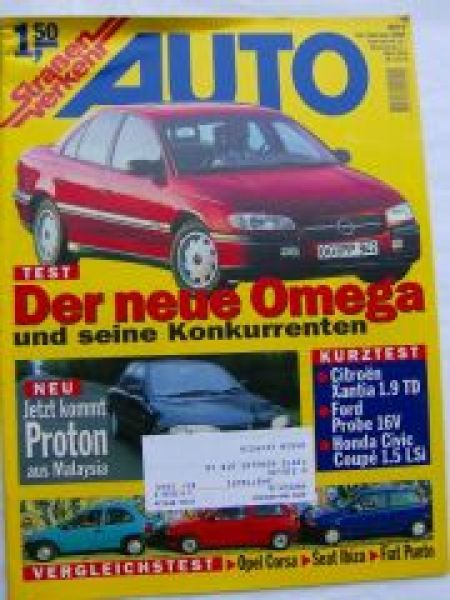 Auto Straßenverkehr 4/1994 Omega B 2.0i 16V, Citroen