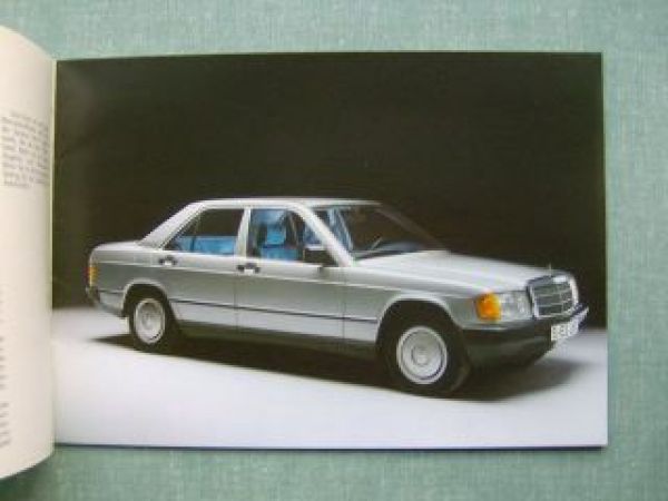 Mercedes Benz W201 190 190E Prospekt 1983