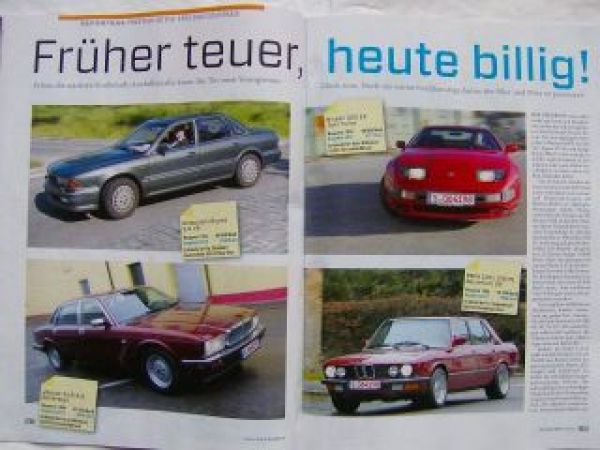 Youngtimer 1/2013 BMW 535i E28,Sigma 3.0V6, XJ6 4.0 Sovereign