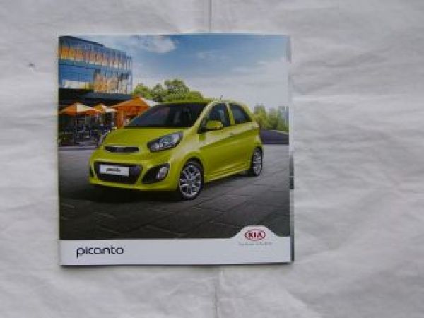 Kia Picanto Prospekt +Preisliste September 2012 NEU
