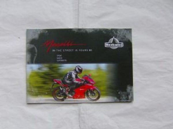 Herkules Megilli Sport Naked Supermoto Prospekt NEU