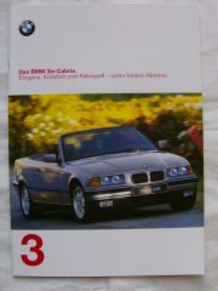 BMW 3er Cabriolet 318i 320i 328i E36 März 1997 NEU