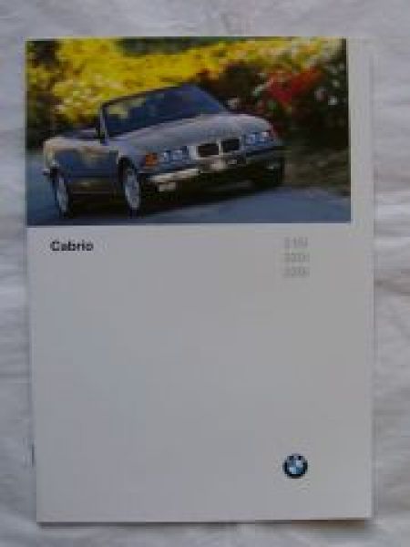 BMW 3er Cabriolet 318i 320i 328i E36 September 1996