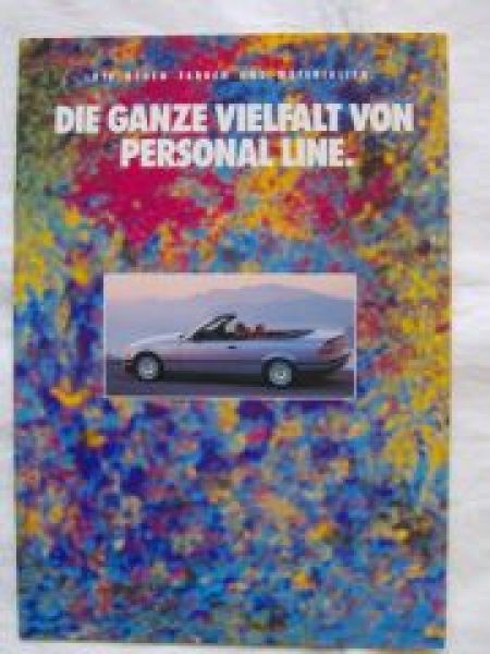 BMW Personal Line Farben & Materialien März 1993