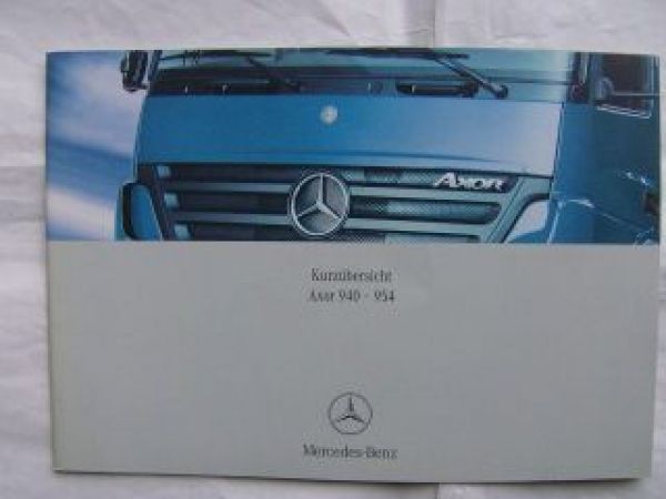 Mercedes Benz Axor 940 954 Kurzübersicht Juli 2005