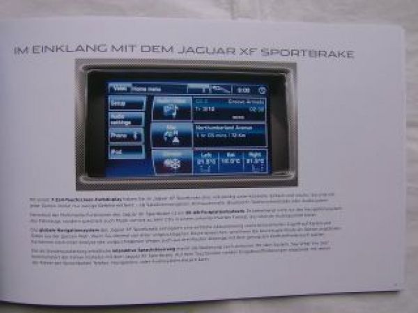 Jaguar XJ Sportbrake Prospekt Oktober 2012 NEU
