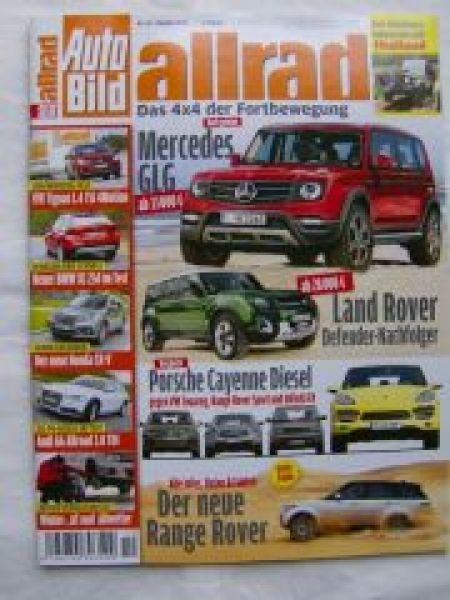 Auto Bild allrad 10/2012 VW Tiguan 1.4tsi 4Motion,X1 25d