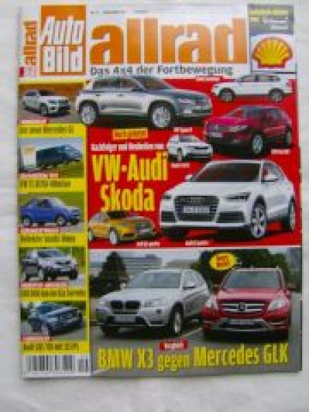 Auto Bild allrad 9/2012 Mercedes GL,VW T5 BiTDI 4Motion