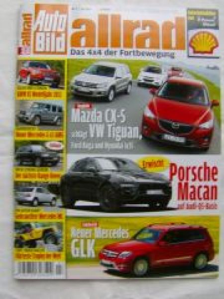Auto Bild allrad 7/2012 Mazda CX-5 vs. VW Tiguan vs. Kuga vs. ix
