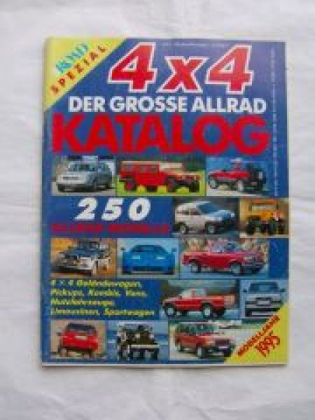 Off Road Allradkatalog 4X4 5/1994 250 Modelle
