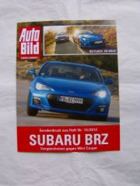 Auto Bild 13/2012 Subaru BRZ vs. Mini Coupè