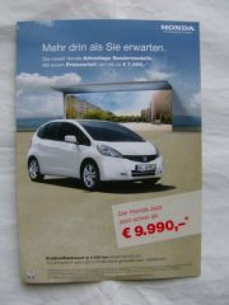 Honda Jazz Advantage Prospekt August 2012