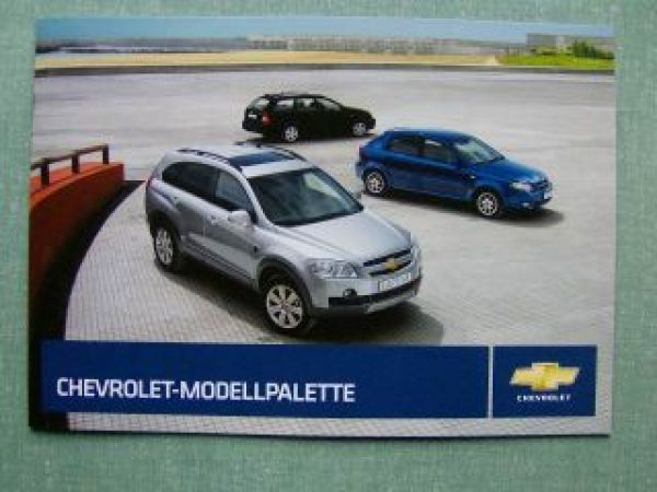 Chevrolet-Modellpalette August 2007 Prospekt