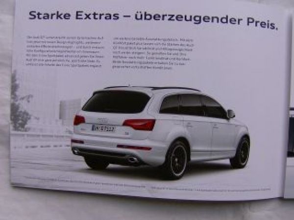 Audi Q7 Ausstattungspakete Oktober 2012 NEU