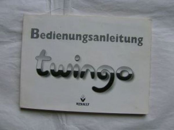 Renault Twingo Anleitung Juli 1999 Rarität