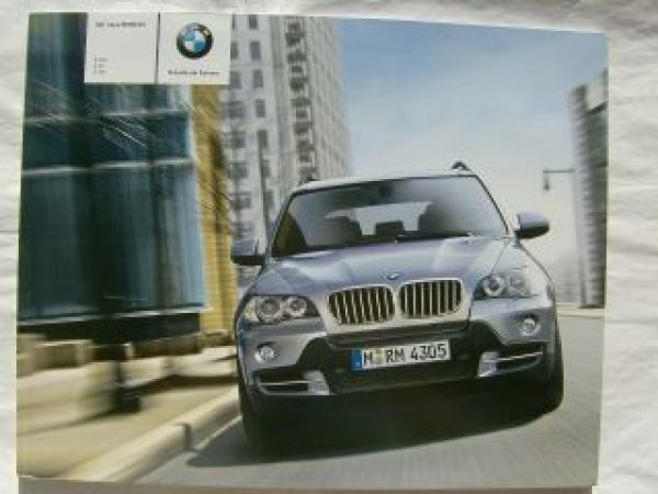 BMW X5 E70 3.0si 4.8i 3.0d 3.0sd März 2008 Flyer