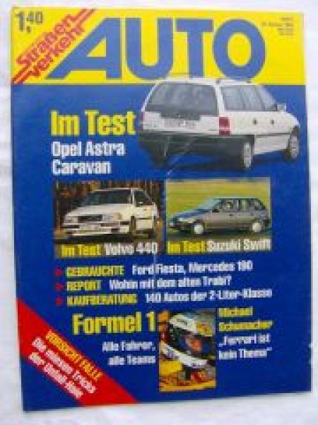 Auto Straßenverkehr 5/1992 Astra Caravan,Volvo 440,Swift