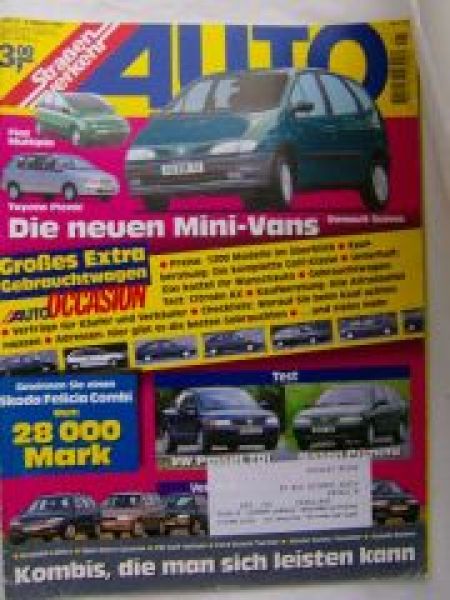 Auto Straßenverkehr 21/1996 VW Passat TDi,Primera,