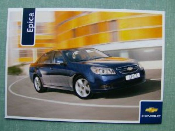 Chevrolet Epica 5/2006 Prospekt+Preise 9/2007